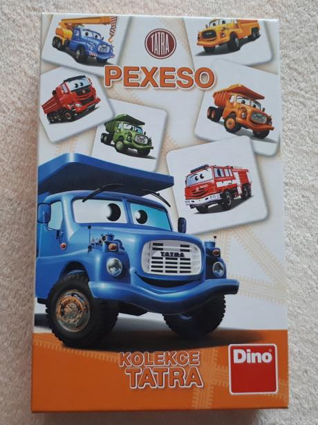 Pexeso dino tatra, 48 pevných kartiček + puzzle,