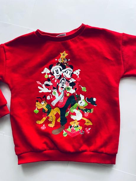 Mikina vánoční - v.3/4 roky mikkie klubík / disney, 104