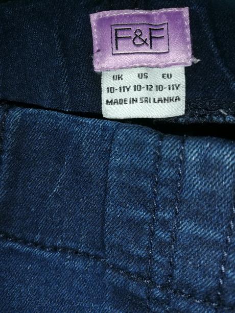 Rifle (džeginy) dívčí, vel. 10-11 let., f&f,140