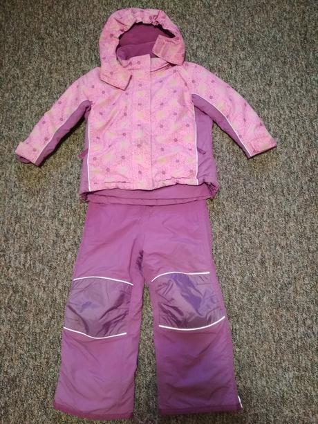Zimní komplet, vel. 110-116, tchibo,116