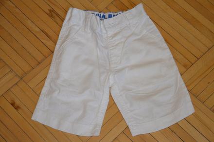 Next bílé plátěné kraťasy /tříčtvrťáky/ vel. 98 cm, next,98