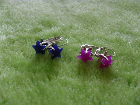 2x naušnice hvězdy - nové, 