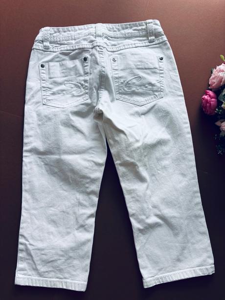 Džíny 7/8 délky bílé zn. esprit - v.26, esprit,26