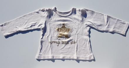 D55 dívčí triko s dlouhým rukávem star vel. 86, george,86