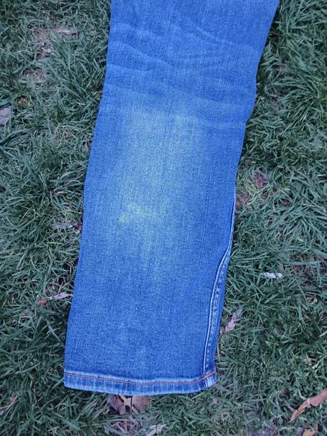 Těhotenské trhané/drbané rifleh&m slimboyfriend 38, h&m,38