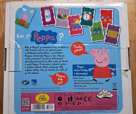 Hra kde je peppa,