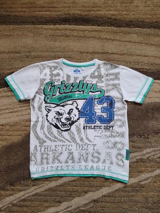 Tričko s hlavou medvěda zn. okay, 116