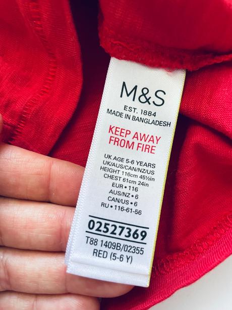 Triko dívčí - v.5/6 let, marks & spencer,116