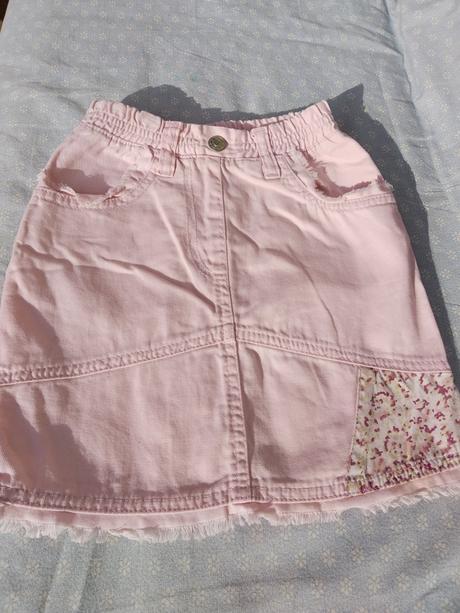 Světle růžová riflová sukně, kiki&koko,92