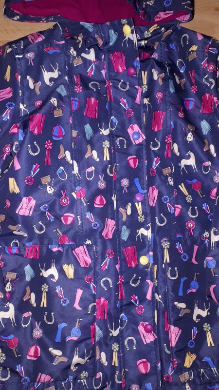 Zimní bunda joules 140 s koniky, 140