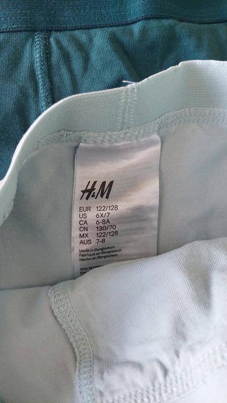 Trenky/boxerky - 9ks, h&m,122
