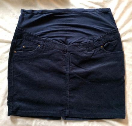 Tehotenská kordová sukně, bonprix,48