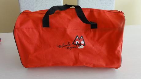 Sportovní taška minnie mouse červená, 