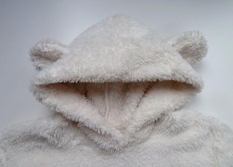 Chlupatka chlupatá mikina s ušatou kapucí vel. 164, george,164