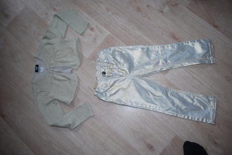 Zlatý komplet, h&m,98