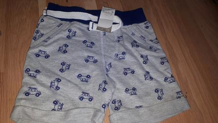 Šedé kraťase s auty 86, m&co,98
