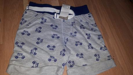 Šedé kraťase s auty 86, m&co,98