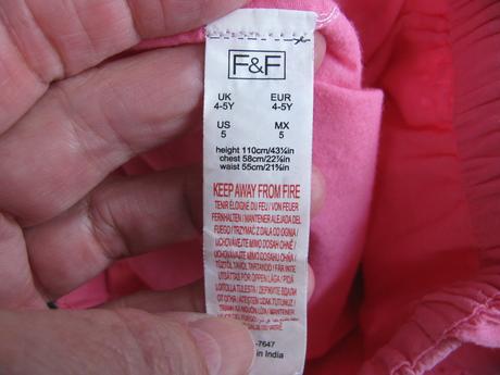 Letní plátěný kraťasový overal, f&f,110