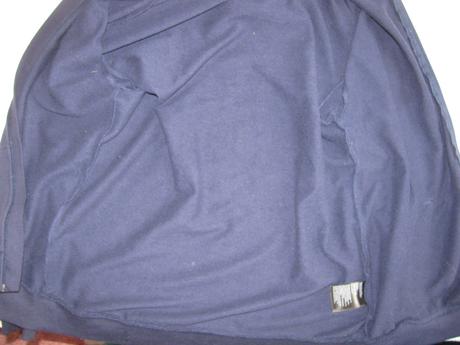 Tmavě modrá mikina s kapucí h&m/unisex, h&m,152