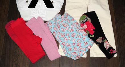 Punčocháče+spodní díl od pyžama - vel.116, h&m,116