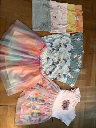 Mix letní oblečení h&m, 104–116