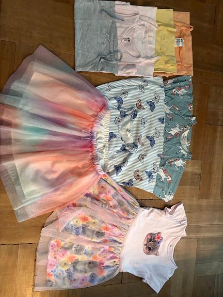 Mix letní oblečení h&m, 104–116