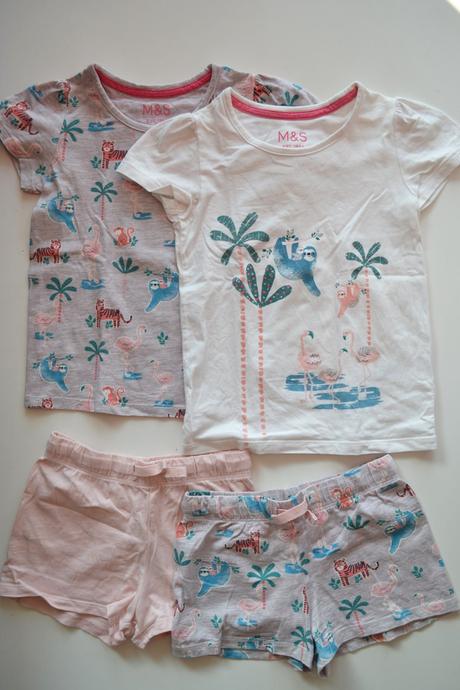 Letní sada tričko + kraťásky 2ks, marks & spencer,110