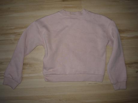 Krátká starorůžová mikina, young dimension,122