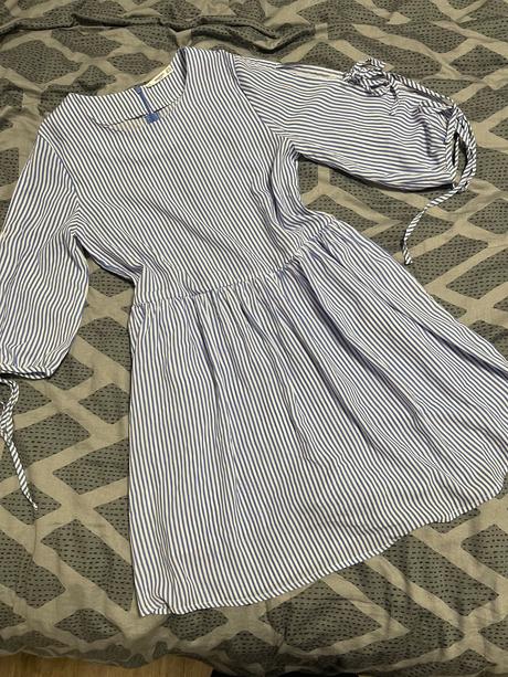 Damske pruhovane saty, mango,xs