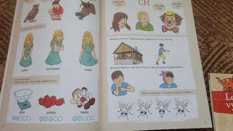 2 x sešit s logopedickými pomůckami a úkoly, 