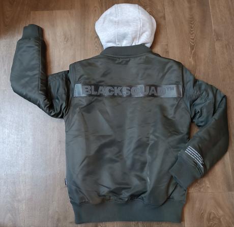 Chlapecký khaki bomber zn. black squad,vel.xs, xs