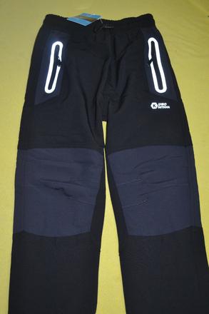 Softshellové  tenké kalhoty kugo, v.146-164, kugo,146 / 158 / 164
