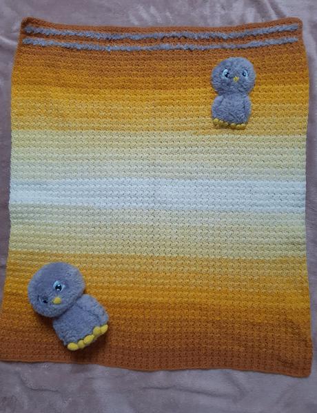 Zimní deka se sovičkou+plyšák, 