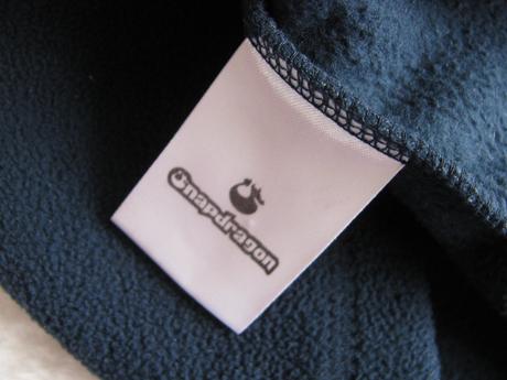 Chlapecká modrá fleecová mikina, 116