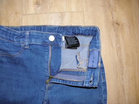Dívčí skinny rifle / džíny zn. h&m vel.146, h&m,146
