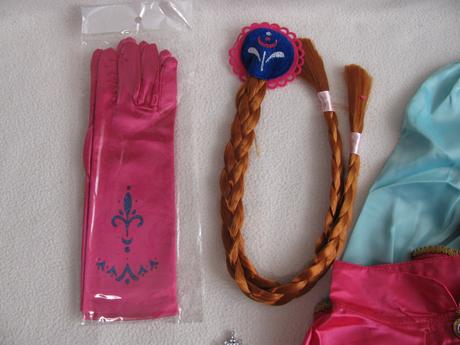 Kostým ledové království anna, 6 dílný,