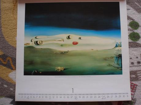 Salvador dalí nástenný kalendár 1998, 