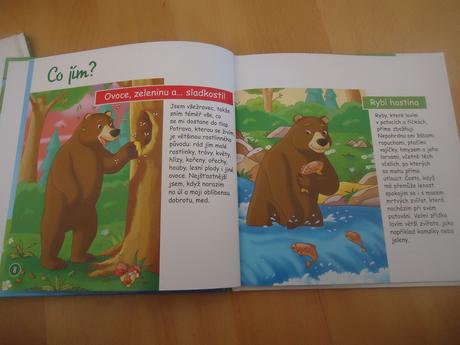 Knížky jelen,medvěd,motýl,