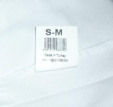 Bílé dámské tričko s 3/4 rukávy megi, s