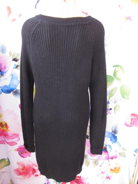 Dámské černé svetrové šaty noisy may, m