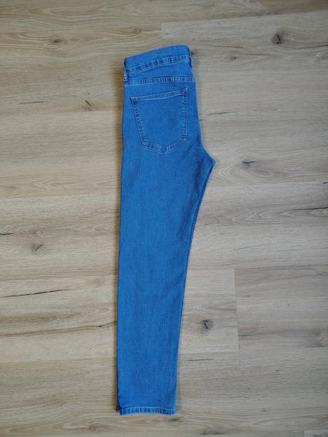 Dětské strečové rifle/kalhoty h&m 164 modré, h&m,164