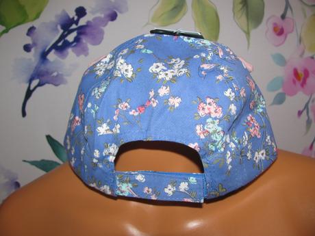 Dívčí bavlněná růžovo modrá kšiltovka, george,116