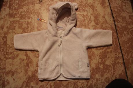 Dětská teplá mikina s ušáckou kapucí, okay,62