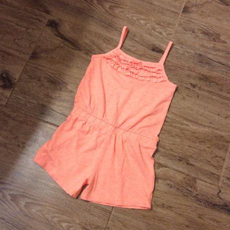 Neon letní overal, mothercare,104