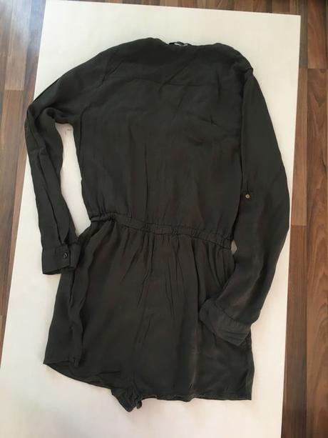 Khaki kraťáskový overal, vel s/m, new look, new look,s