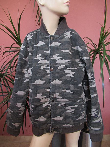 Bunda podšitá bavlnou, rebel,158