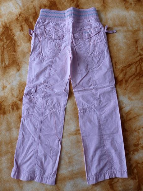 Růžové kalhoty s mašličkami, cherokee,134