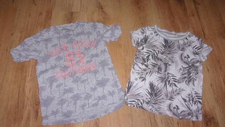 Trička vel. 116/122, 122