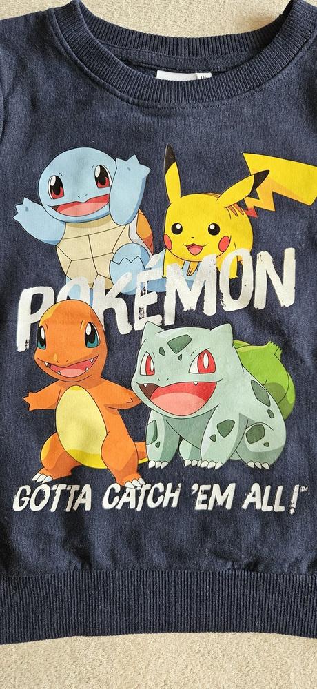 Chlapecká mikina pokemon pikachu a jiné, vel.116, 116