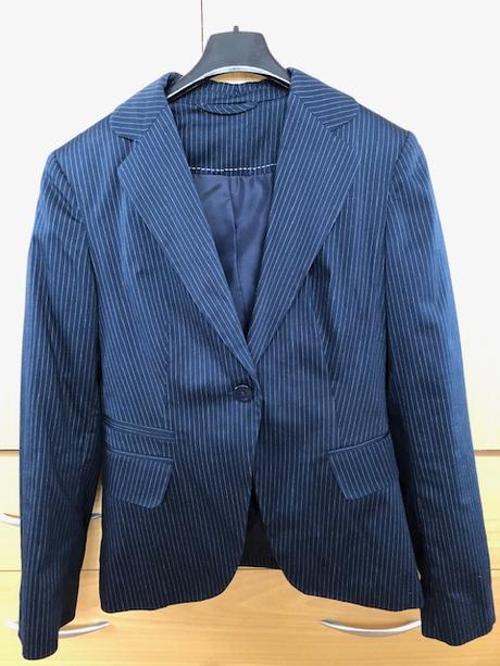 Modré pruhované sáčko, f&f,m